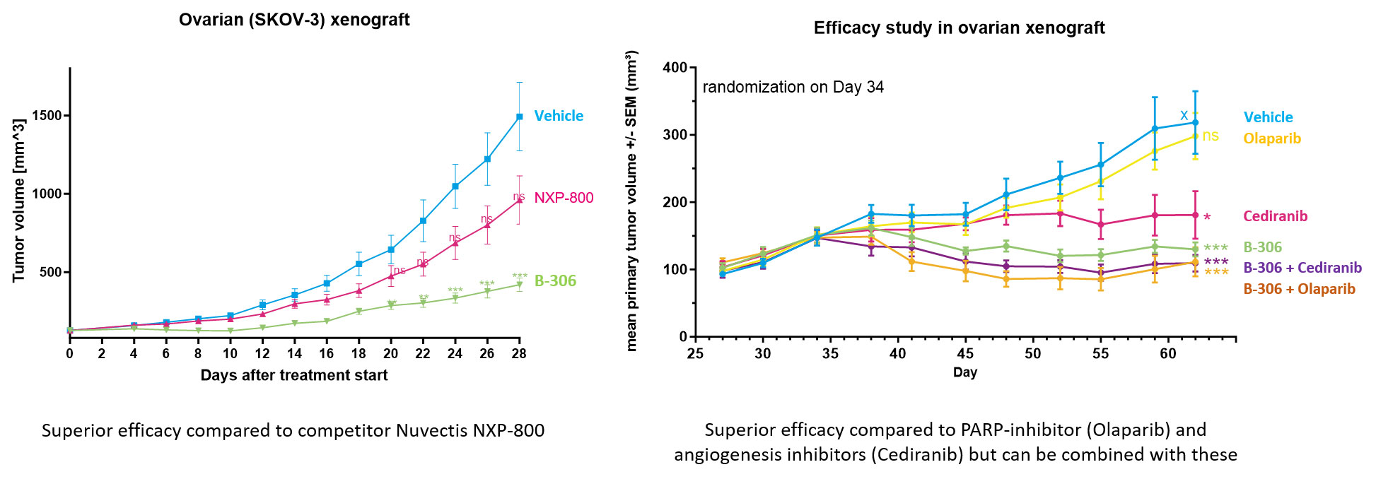 Efficacy of B-306